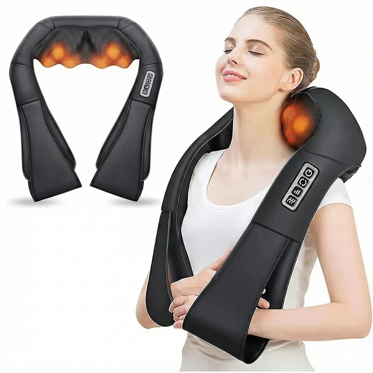 Frivo™ DeepKnead Shiatsu Neck & Shoulder Massager